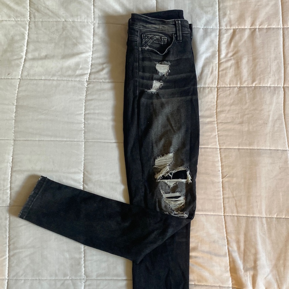 Buckle Black Jeans Size 25